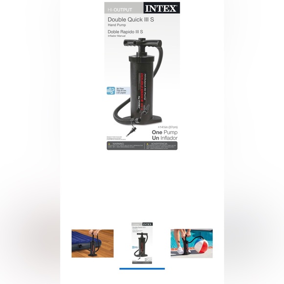 Intex Double Quick III S Hand Pump - Picture 10 of 10